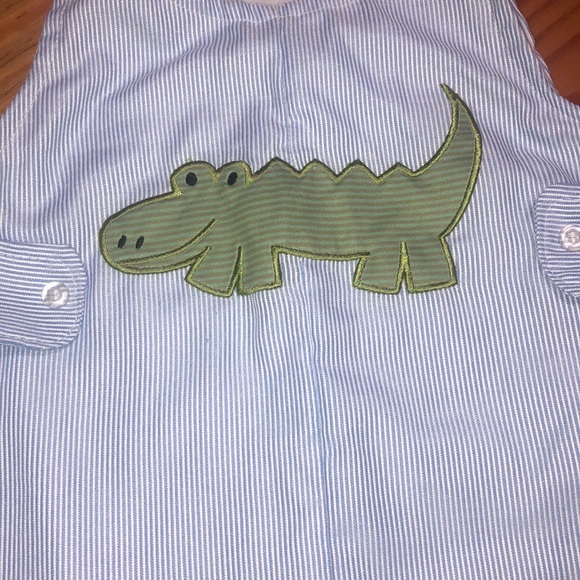 Boys Alligator short-all outfit - Picture 2 of 6